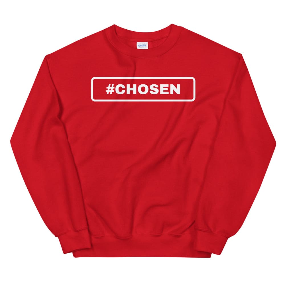 CHOSEN Sweatshirt - Perfect clothing for Israelites, Black Hebrew Israelites, 12 Tribes of Israel, Black Jews and all people of faith.