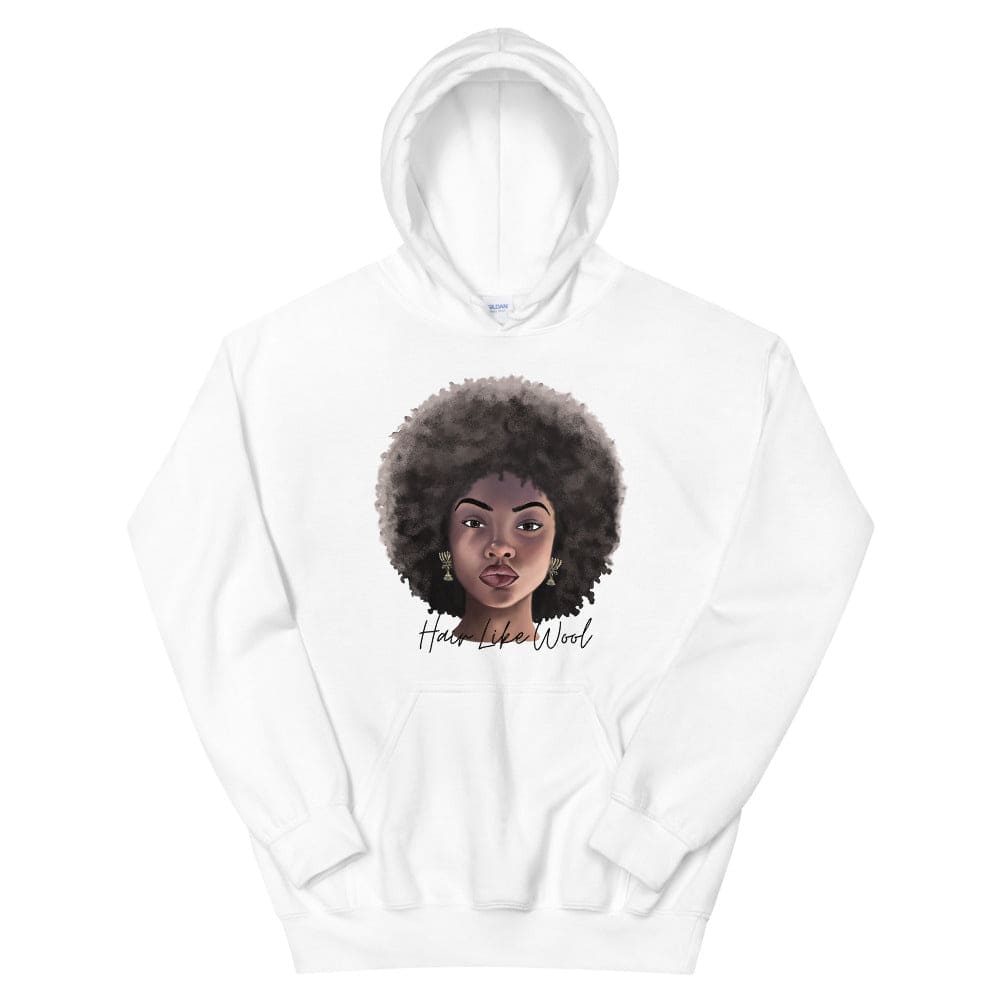 Hair Like Wool Hoodie - Perfect clothing for Israelites, Black Hebrew Israelites, 12 Tribes of Israel, Black Jews and all people of faith.