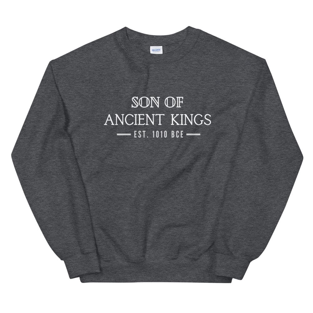Son of Ancient Kings Sweatshirt - Perfect clothing for Israelites, Black Hebrew Israelites, 12 Tribes of Israel, Black Jews and all people of faith.