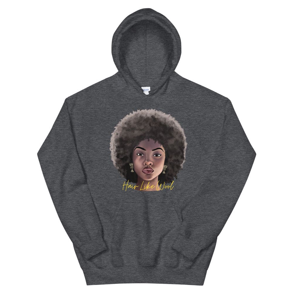 Hair Like Wool Hoodie - Perfect clothing for Israelites, Black Hebrew Israelites, 12 Tribes of Israel, Black Jews and all people of faith.