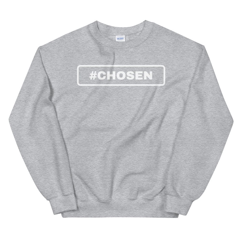 CHOSEN Sweatshirt - Perfect clothing for Israelites, Black Hebrew Israelites, 12 Tribes of Israel, Black Jews and all people of faith.