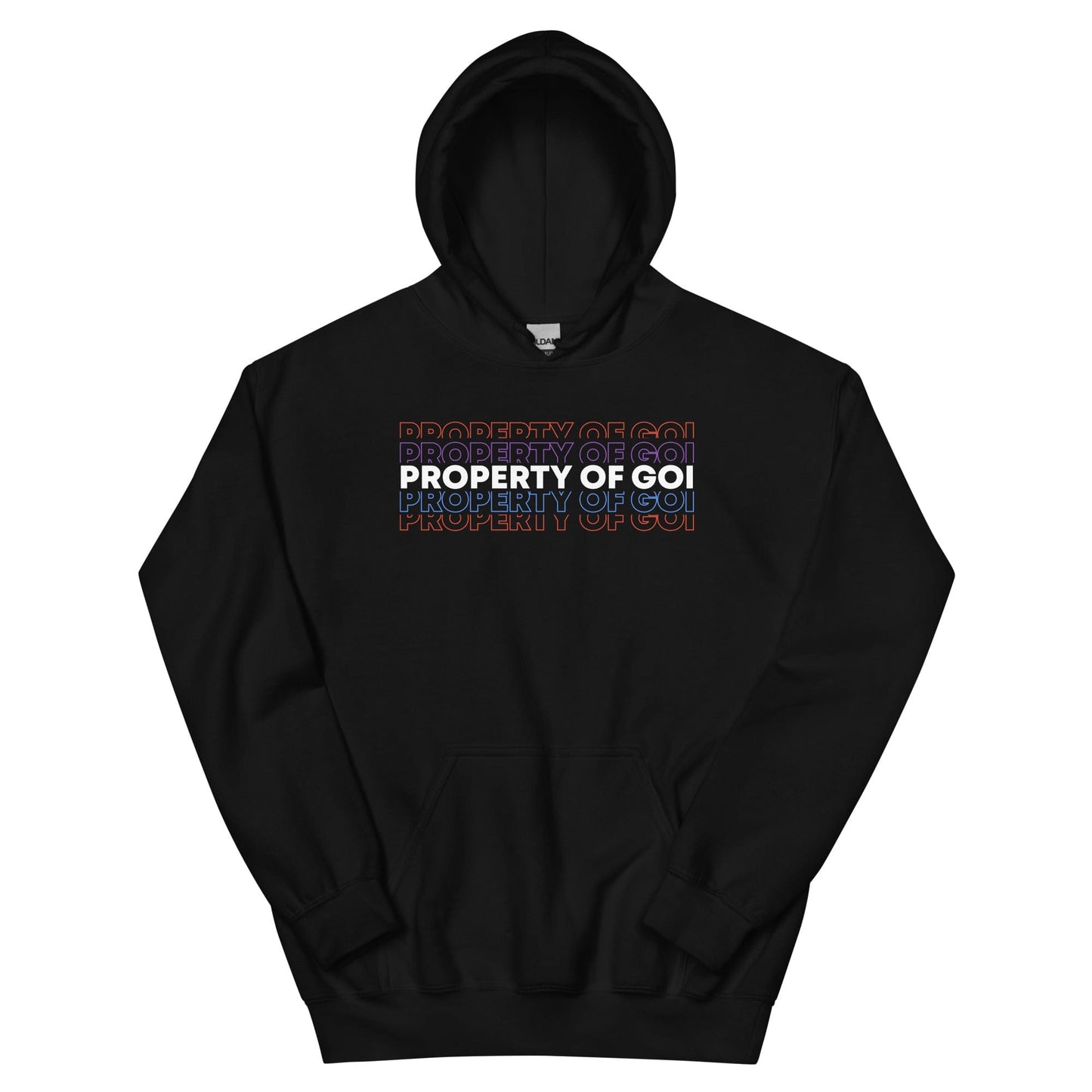 Property of God of Israel Hoodie - Perfect for Israelites, Black Hebrew Israelites, 12 Tribes of Israel, Black Jews and all people of faith.