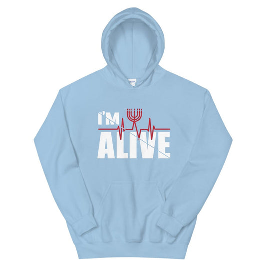 I'M ALIVE Hoodie - Perfect clothing for Israelites, Black Hebrew Israelites, 12 Tribes of Israel, Black Jews and all people of faith.