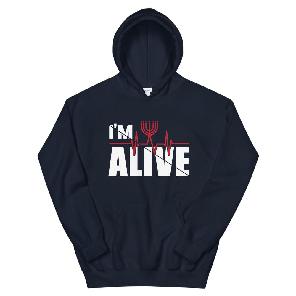I'M ALIVE Hoodie - Perfect clothing for Israelites, Black Hebrew Israelites, 12 Tribes of Israel, Black Jews and all people of faith.