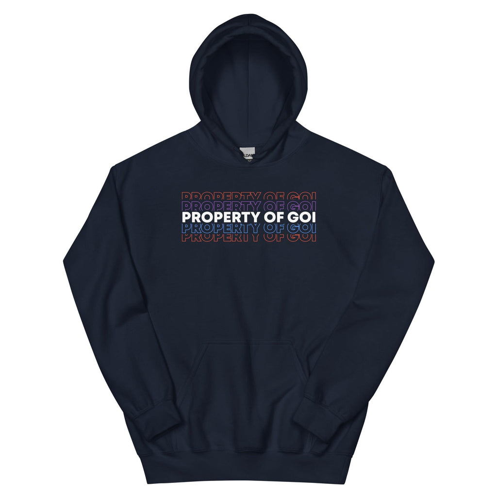 Property of God of Israel Hoodie  - Perfect for Israelites, Black Hebrew Israelites, 12 Tribes of Israel, Black Jews and all people of faith.