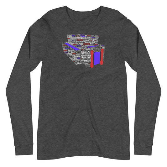 This House will Rise Up Again Long Sleeve T-Shirt - Smiletivations brand is perfect clothing for Israelites, Black Hebrew Israelites, 12 Tribes of Israel, Black Jews and all people of faith.