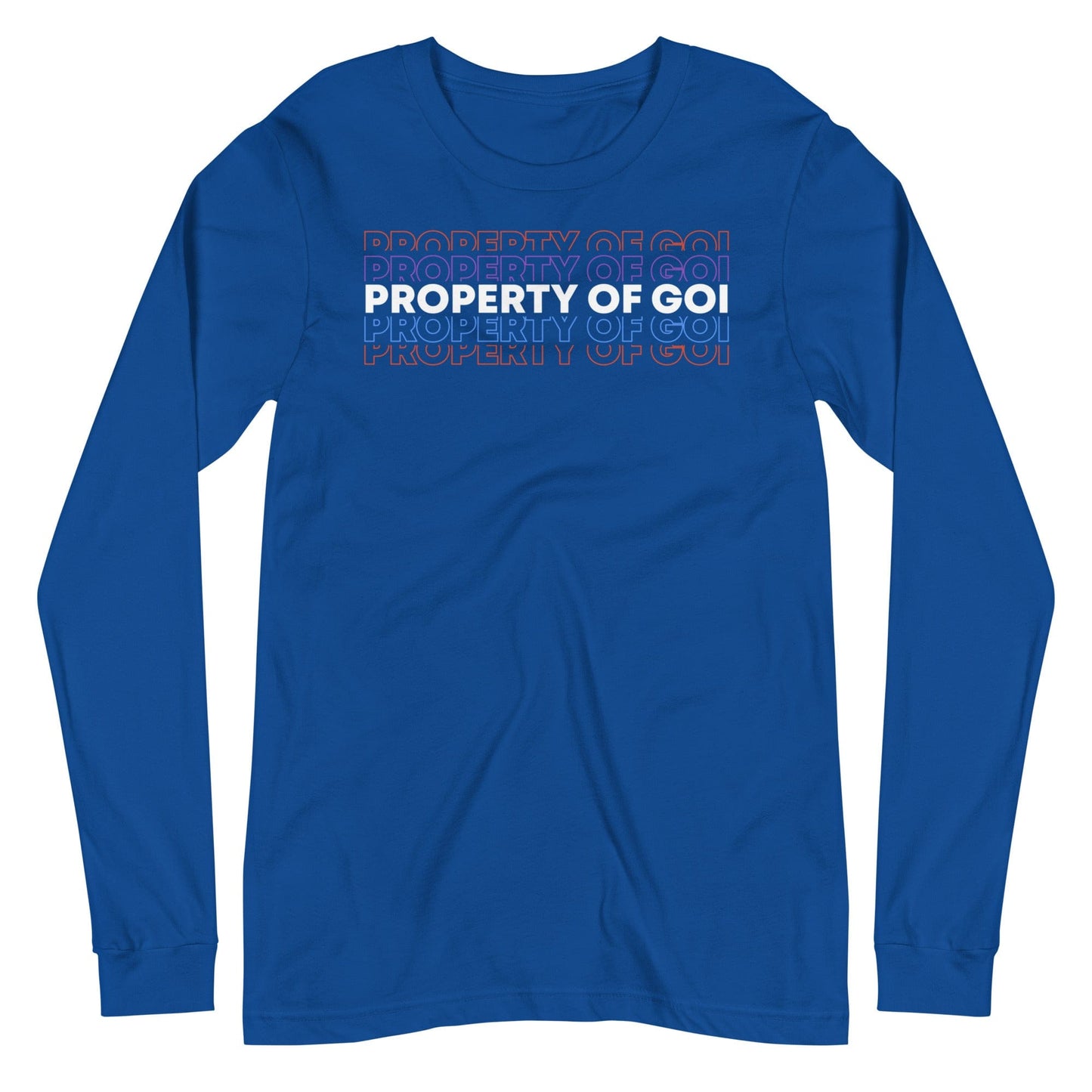 Property of the God of Israel Long Sleeve T-Shirt - Perfect clothing for Israelites, Black Hebrew Israelites, 12 Tribes of Israel, Black Jews and all people of faith.