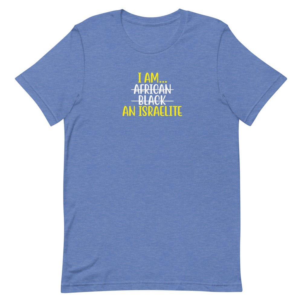 I am an Israelite T-Shirt - Smiletivations brand is perfect clothing for Israelites, Black Hebrew Israelites, 12 Tribes of Israel, Black Jews and all people of faith.