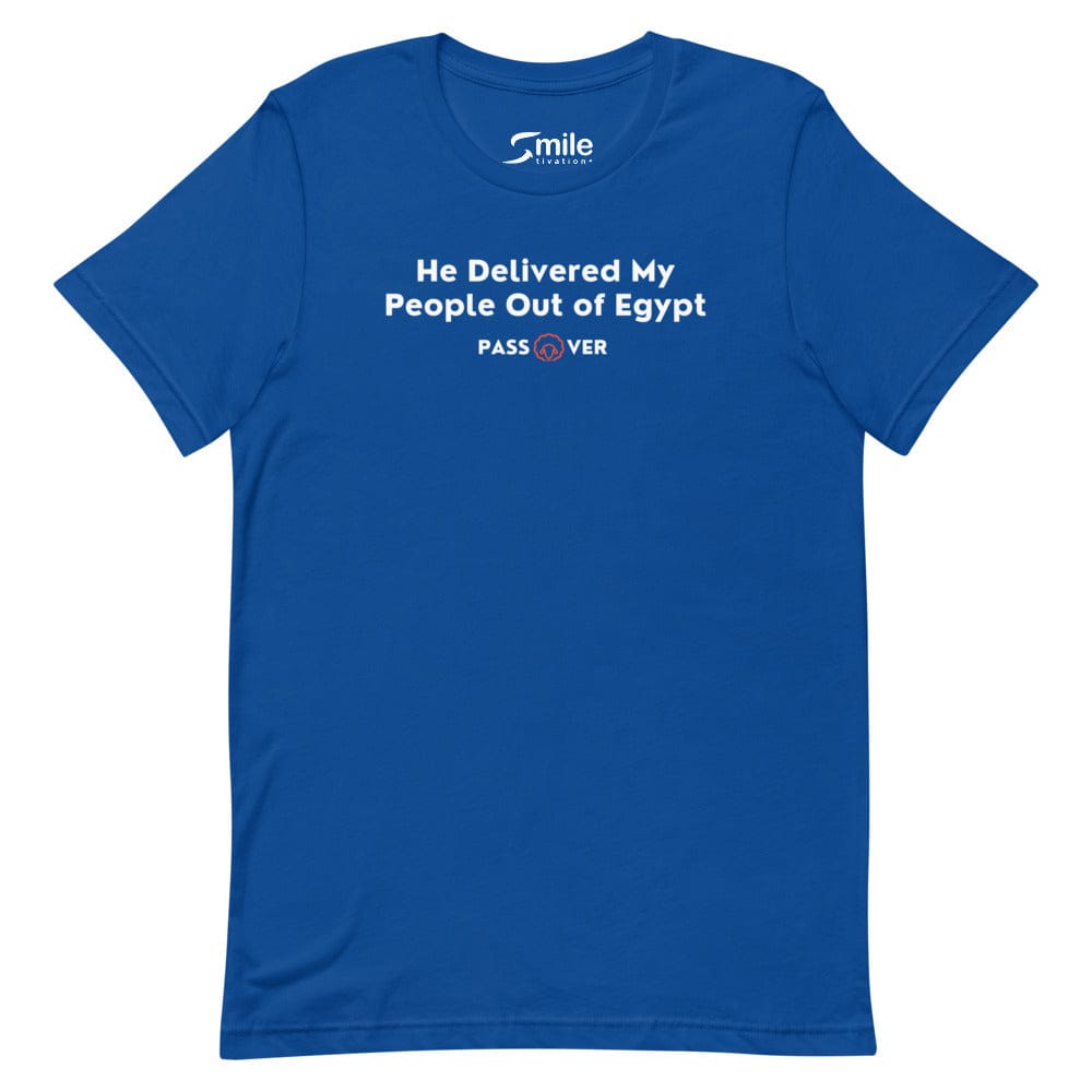 Passover T-Shirt - Smiletivations brand is perfect clothing for Israelites, Black Hebrew Israelites, 12 Tribes of Israel, Black Jews and all people of faith.