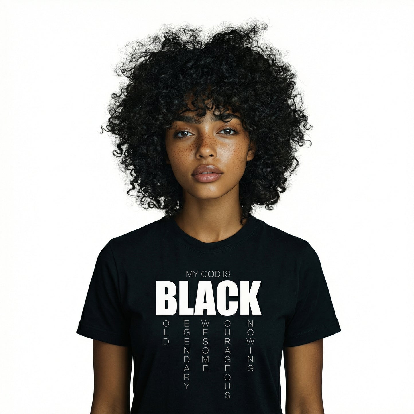 My God is BLACK T-Shirt (Unisex)