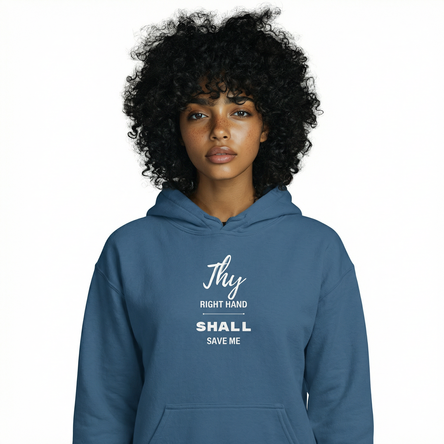 Thy Right Hand Shall Save Me (Unisex) Hoodie