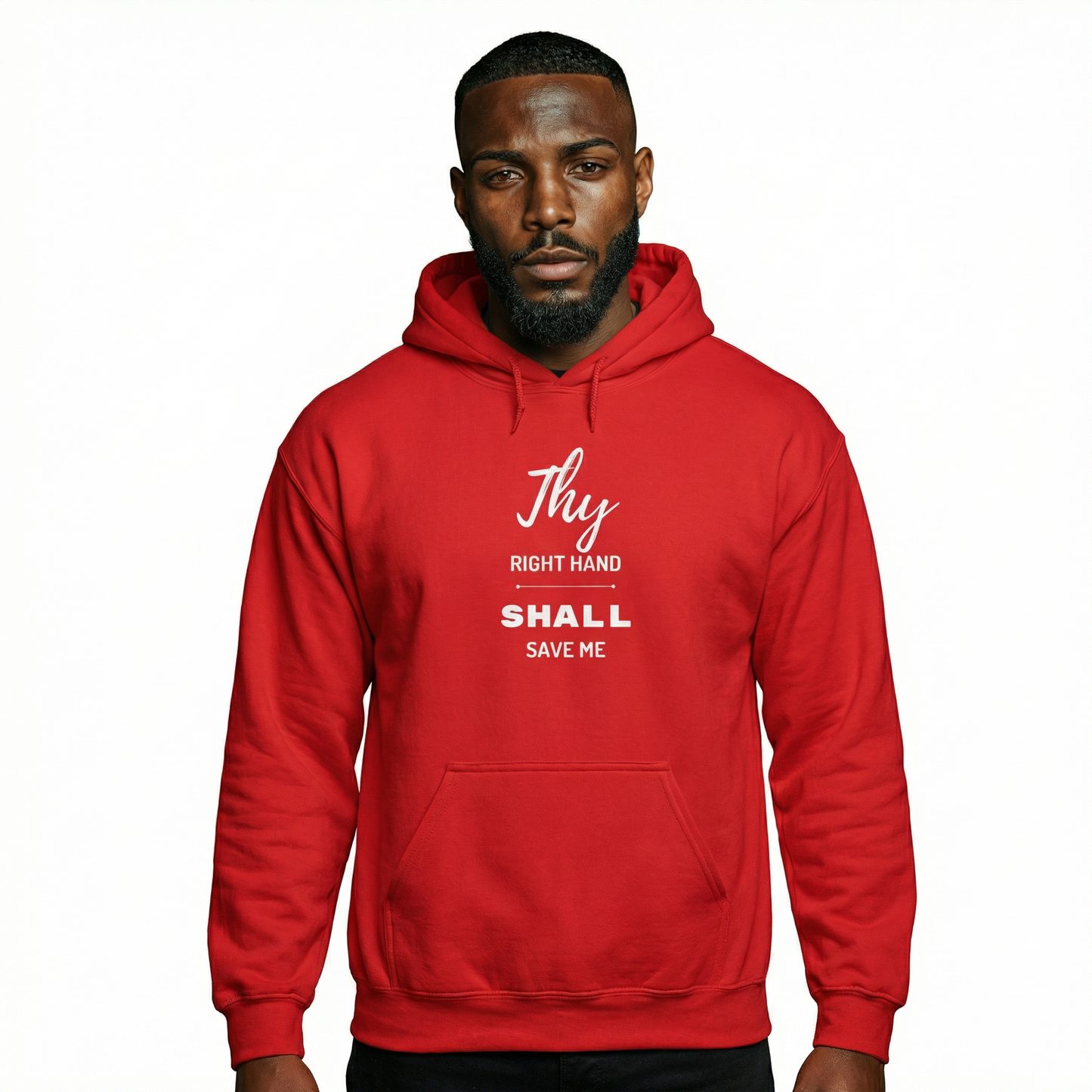 Thy Right Hand Shall Save Me (Unisex) Hoodie