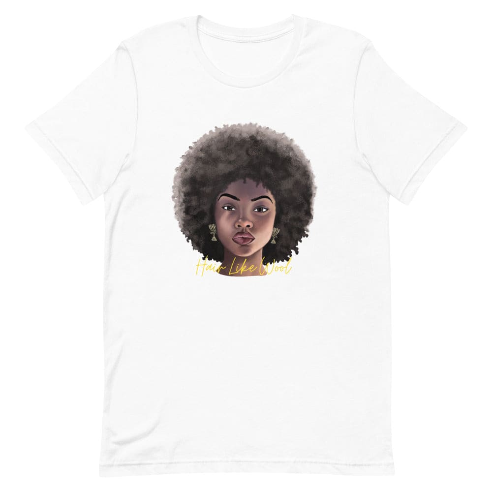 Hair Like Wool T-Shirt  - Smiletivations brand is perfect clothing for Israelites, Black Hebrew Israelites, 12 Tribes of Israel, Black Jews and all people of faith.