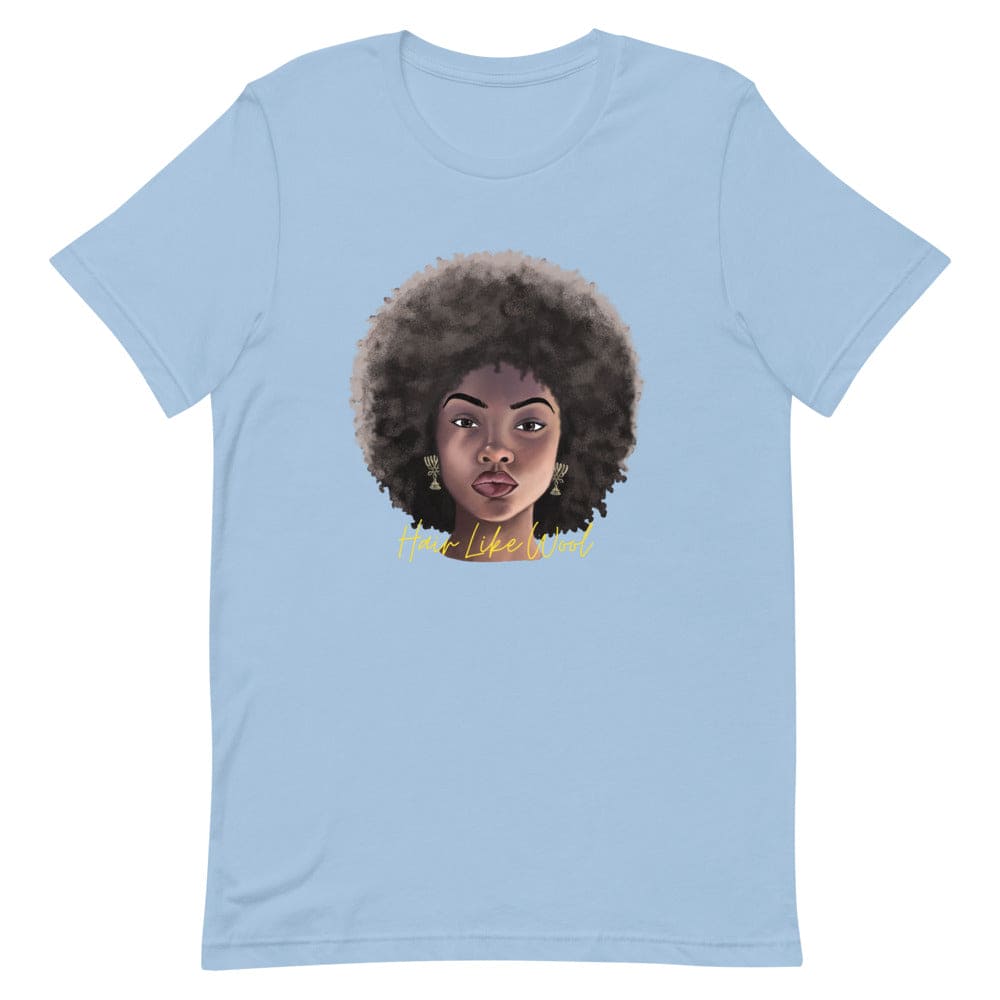 Hair Like Wool T-Shirt  - Smiletivations brand is perfect clothing for Israelites, Black Hebrew Israelites, 12 Tribes of Israel, Black Jews and all people of faith.