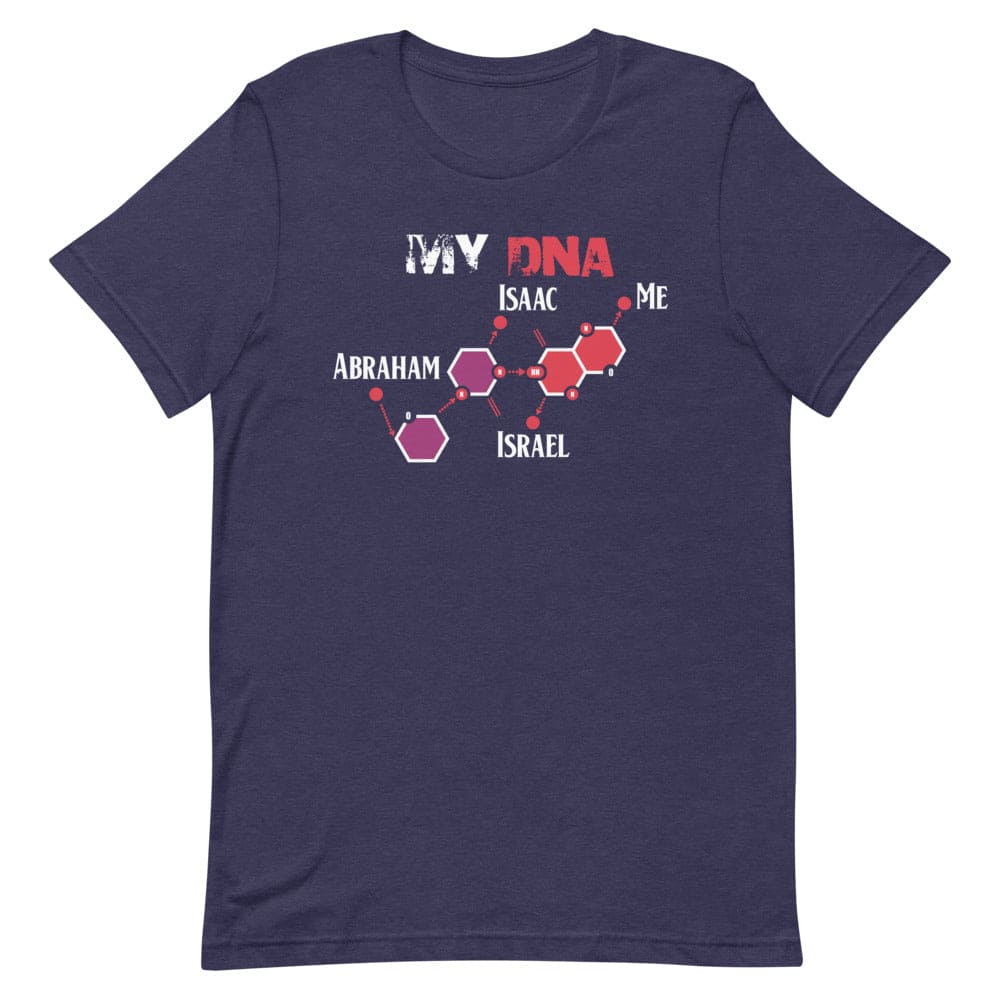 My Israelite DNA T-Shirt - Smiletivations brand is perfect clothing for Israelites, Black Hebrew Israelites, 12 Tribes of Israel, Black Jews and all people of faith.