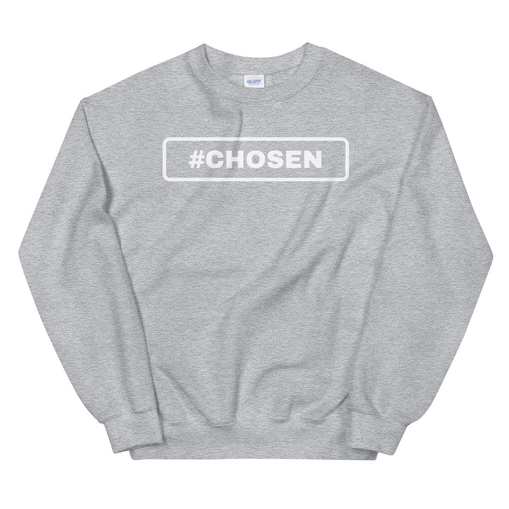 CHOSEN Sweatshirt - Perfect clothing for Israelites, Black Hebrew Israelites, 12 Tribes of Israel, Black Jews and all people of faith.