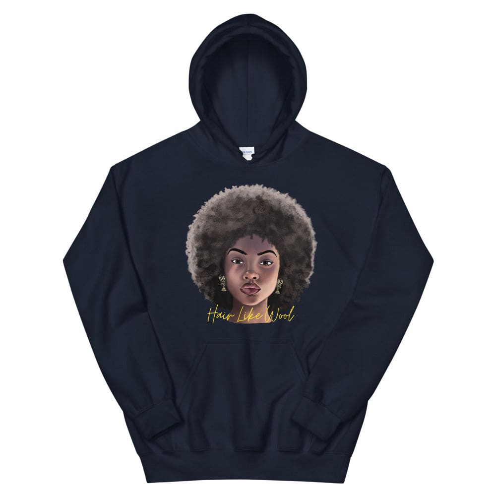 Hair Like Wool Hoodie  - Perfect clothing for Israelites, Black Hebrew Israelites, 12 Tribes of Israel, Black Jews and all people of faith.