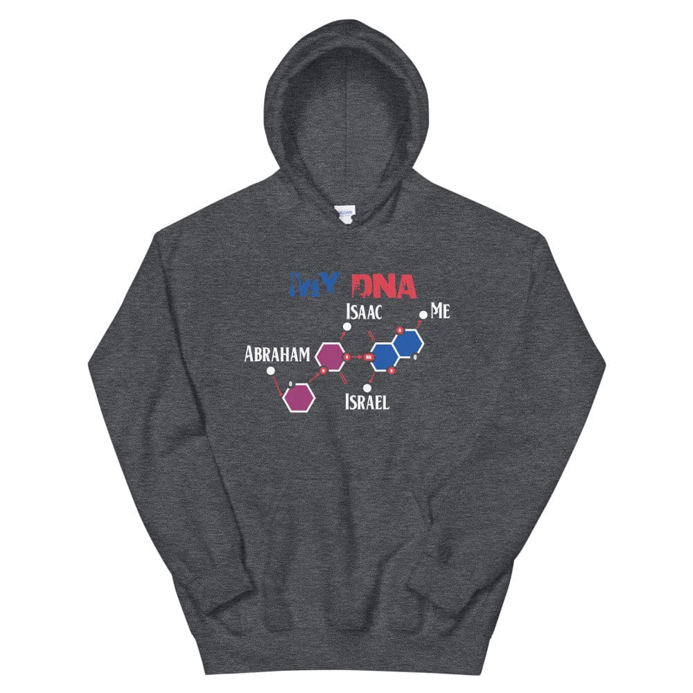 My Israelite DNA Hoodie - Perfect clothing for Israelites, Black Hebrew Israelites, 12 Tribes of Israel, Black Jews and all people of faith.
