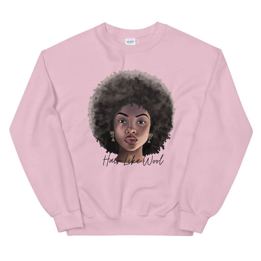 Hair Like Wool Sweatshirt  - Perfect clothing for Israelites, Black Hebrew Israelites, 12 Tribes of Israel, Black Jews and all people of faith.