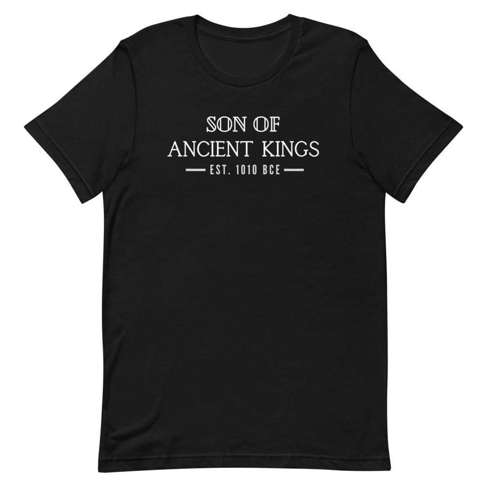Son of Ancient Kings T-Shirt - Smiletivations brand is perfect clothing for Israelites, Black Hebrew Israelites, 12 Tribes of Israel, Black Jews and all people of faith.