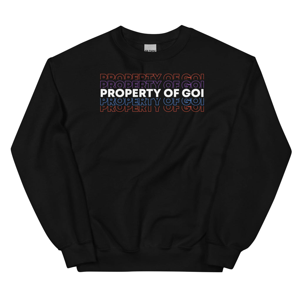 Property of the God of Israel Sweatshirt - Perfect clothing for Israelites, Black Hebrew Israelites, 12 Tribes of Israel, Black Jews and all people of faith.