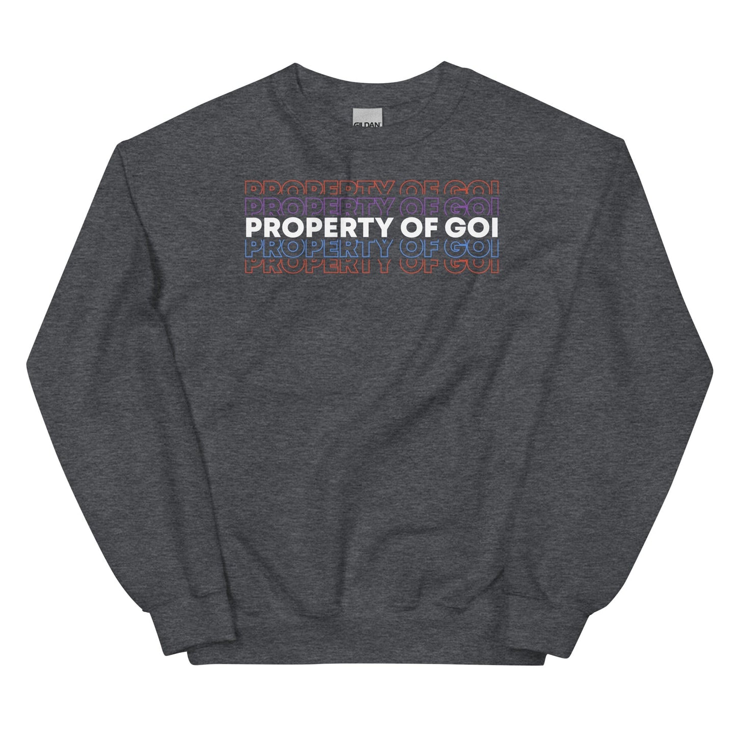 Property of the God of Israel Sweatshirt - Perfect clothing for Israelites, Black Hebrew Israelites, 12 Tribes of Israel, Black Jews and all people of faith.