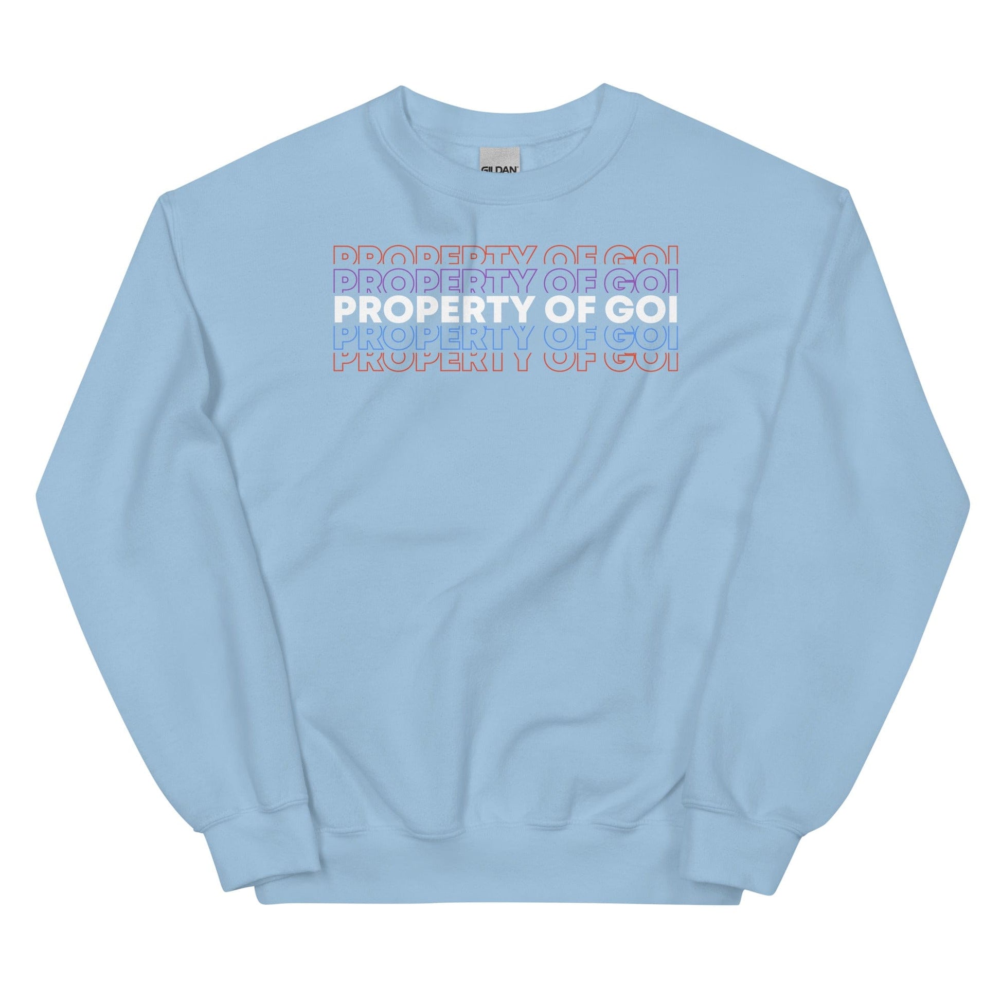 Property of the God of Israel Sweatshirt - Perfect clothing for Israelites, Black Hebrew Israelites, 12 Tribes of Israel, Black Jews and all people of faith.