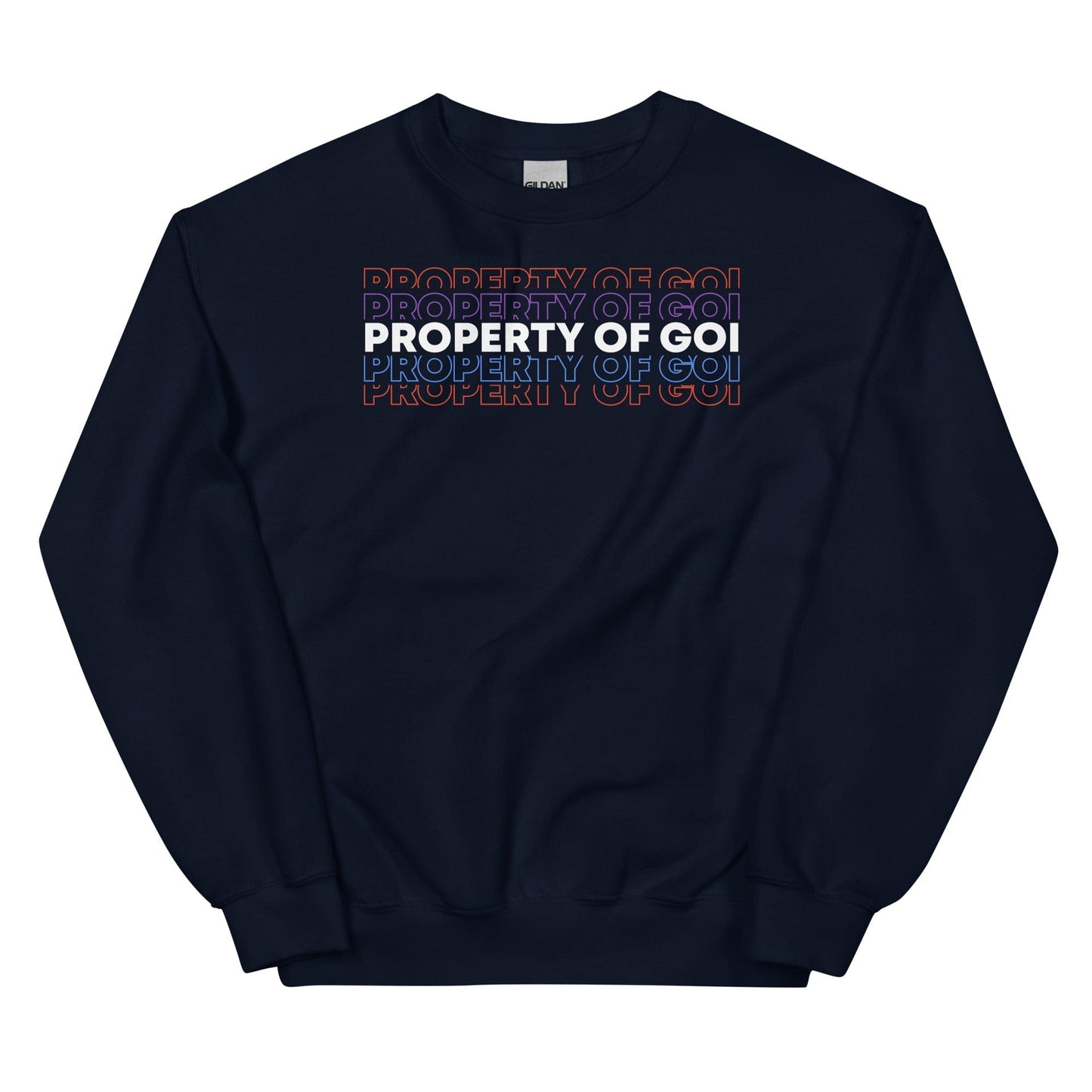 Property of the God of Israel Sweatshirt - Perfect clothing for Israelites, Black Hebrew Israelites, 12 Tribes of Israel, Black Jews and all people of faith.