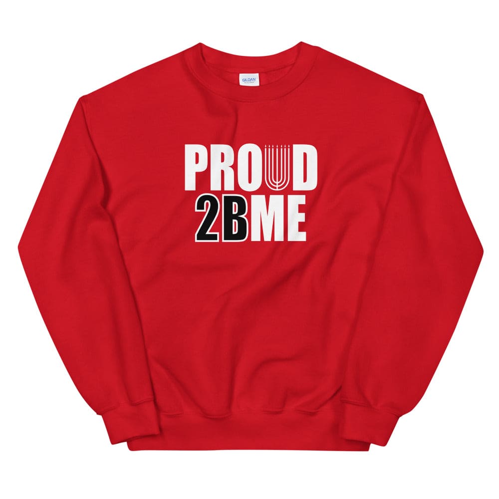 Proud 2 BE ME Sweatshirt - Perfect clothing for Israelites, Black Hebrew Israelites, 12 Tribes of Israel, Black Jews and all people of faith.