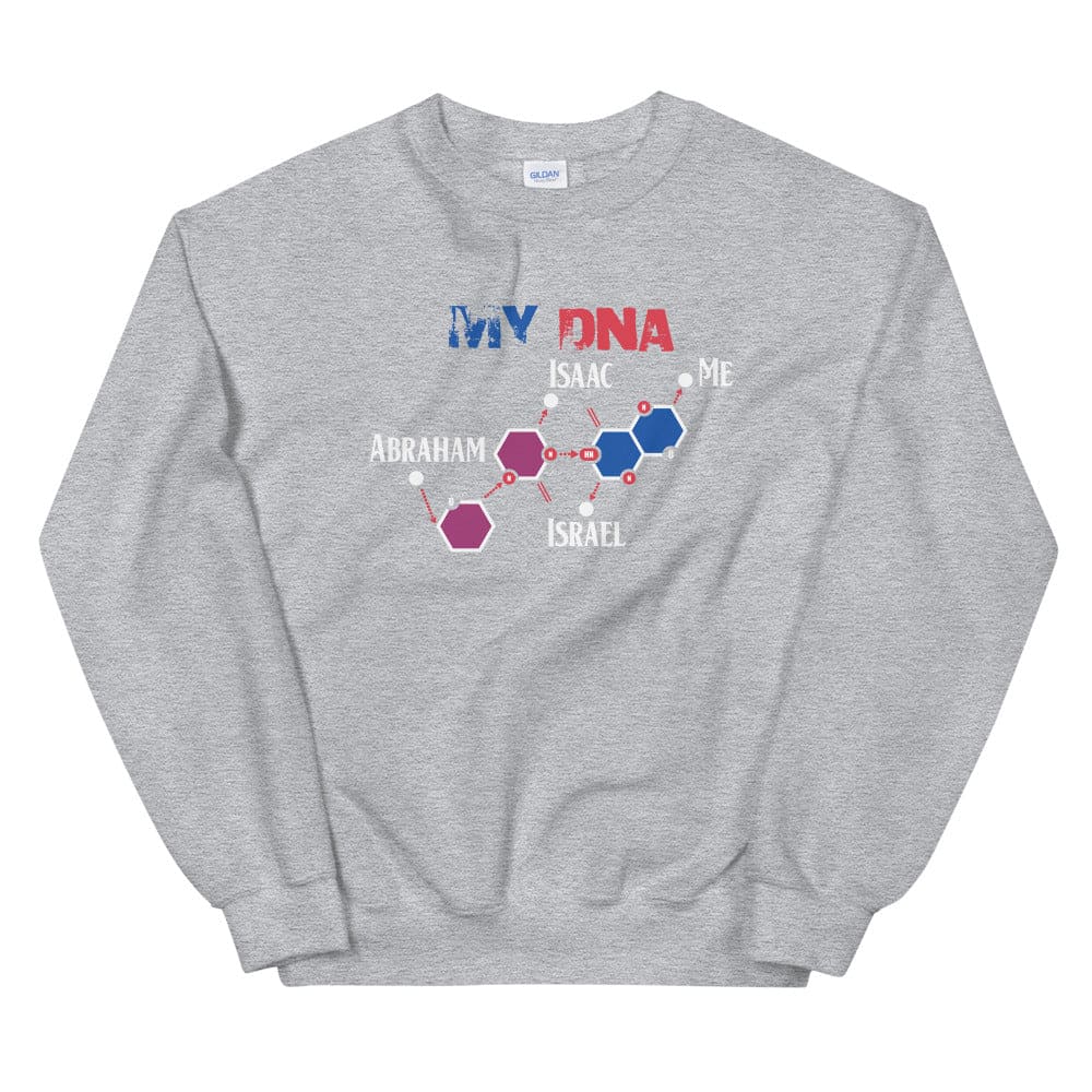 My Israelite DNA Sweatshirt - Perfect clothing for Israelites, Black Hebrew Israelites, 12 Tribes of Israel, Black Jews and all people of faith.
