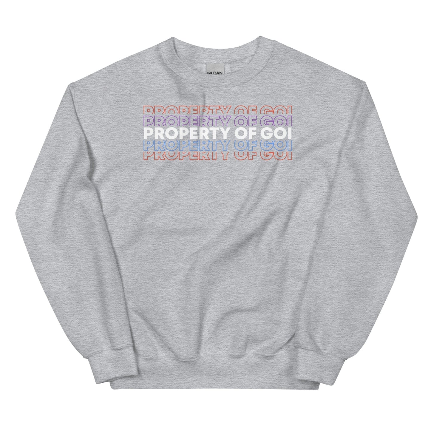 Property of the God of Israel Sweatshirt - Perfect clothing for Israelites, Black Hebrew Israelites, 12 Tribes of Israel, Black Jews and all people of faith.