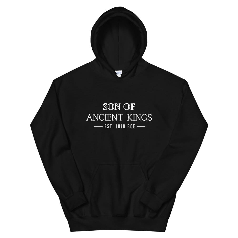 Son of Ancient Kings Israelite Hoodie - Perfect for Israelites, Black Hebrew Israelites, 12 Tribes of Israel, Black Jews and all people of faith.