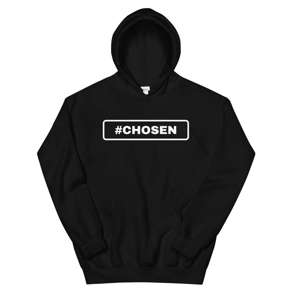 CHOSEN Hoodie - Perfect clothing for Israelites, Black Hebrew Israelites, 12 Tribes of Israel, Black Jews and all people of faith.