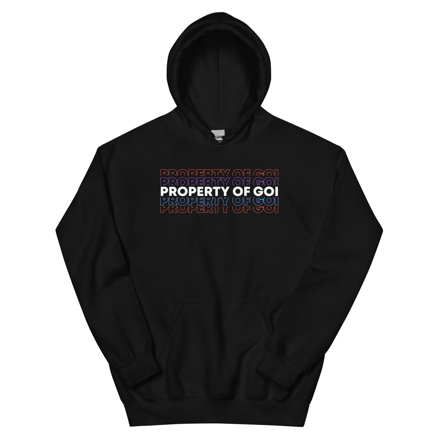 Property of God of Israel Hoodie  - Perfect for Israelites, Black Hebrew Israelites, 12 Tribes of Israel, Black Jews and all people of faith.