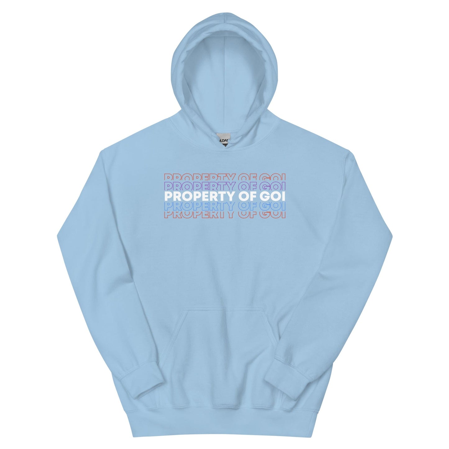 Property of God of Israel Hoodie  - Perfect for Israelites, Black Hebrew Israelites, 12 Tribes of Israel, Black Jews and all people of faith.