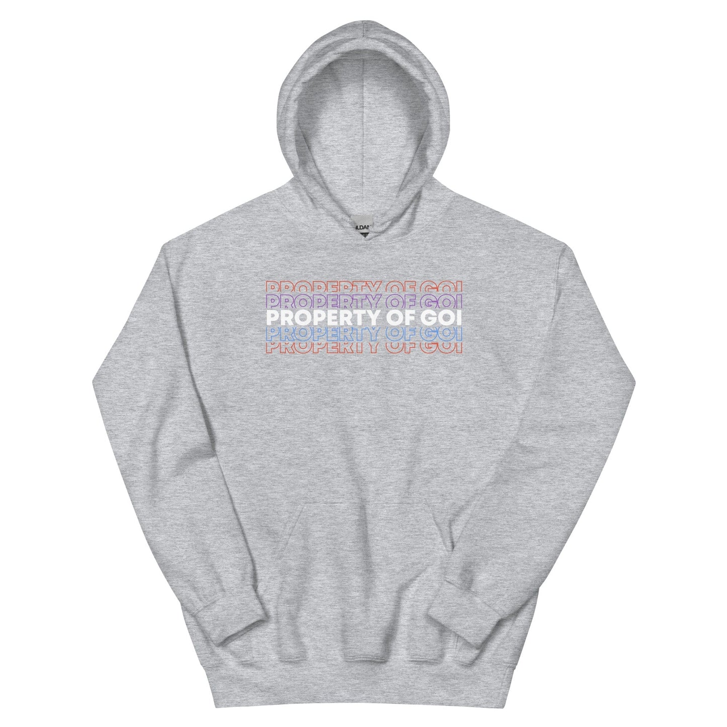 Property of God of Israel Hoodie  - Perfect for Israelites, Black Hebrew Israelites, 12 Tribes of Israel, Black Jews and all people of faith.