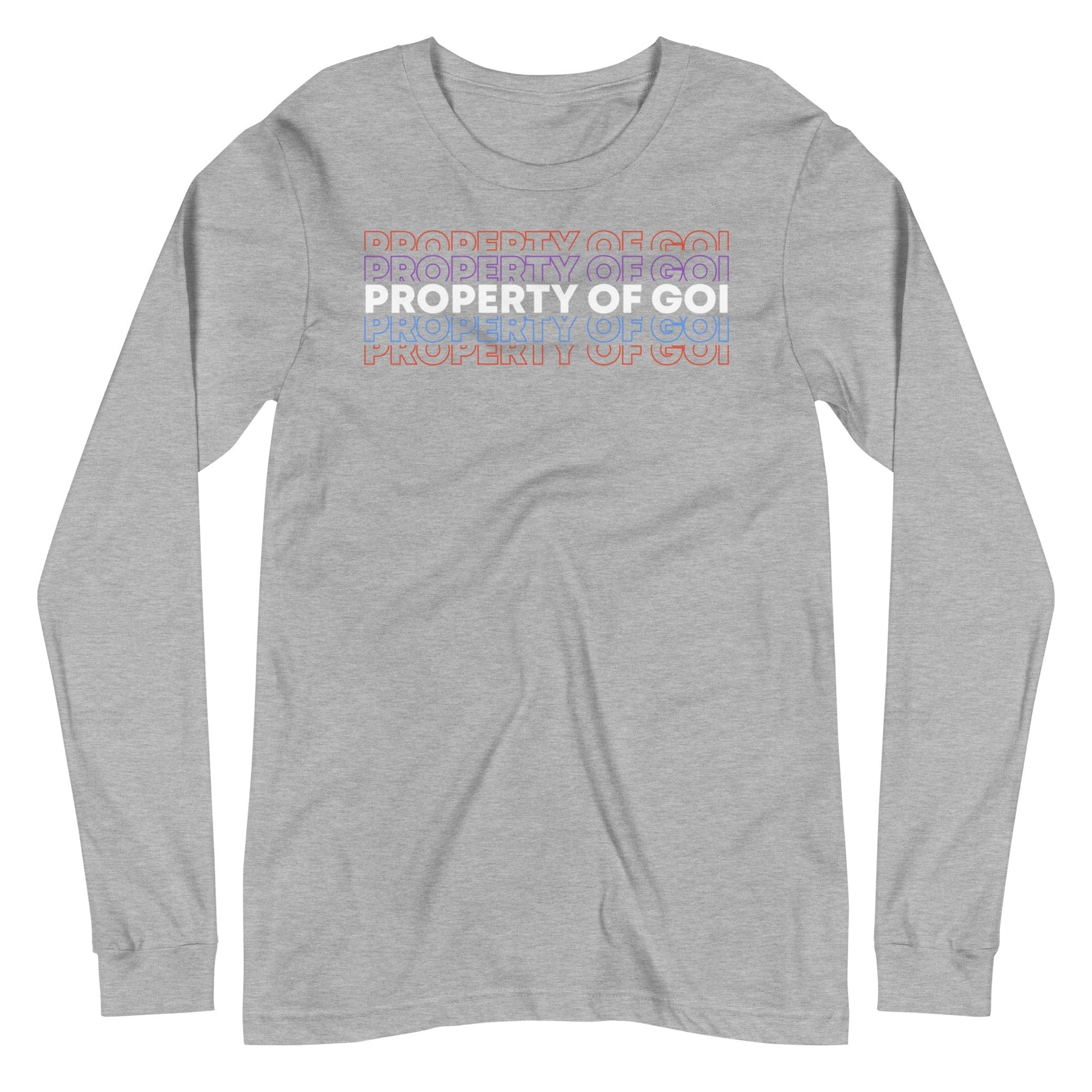 Property of the God of Israel Long Sleeve T-Shirt - Perfect clothing for Israelites, Black Hebrew Israelites, 12 Tribes of Israel, Black Jews and all people of faith.