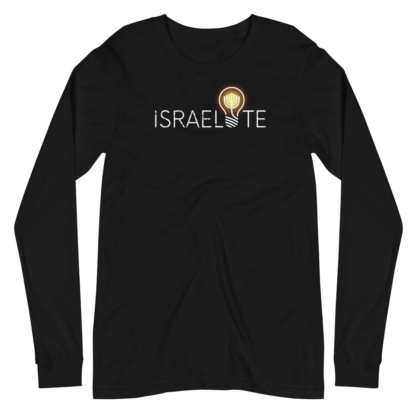 Official Israelite Long Sleeve T-Shirt - Perfect clothing for Israelites, Black Hebrew Israelites, 12 Tribes of Israel, Black Jews and all people of faith.