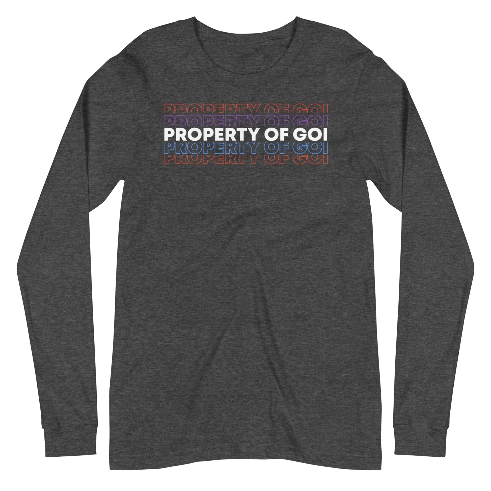 Property of the God of Israel Long Sleeve T-Shirt - Perfect clothing for Israelites, Black Hebrew Israelites, 12 Tribes of Israel, Black Jews and all people of faith.