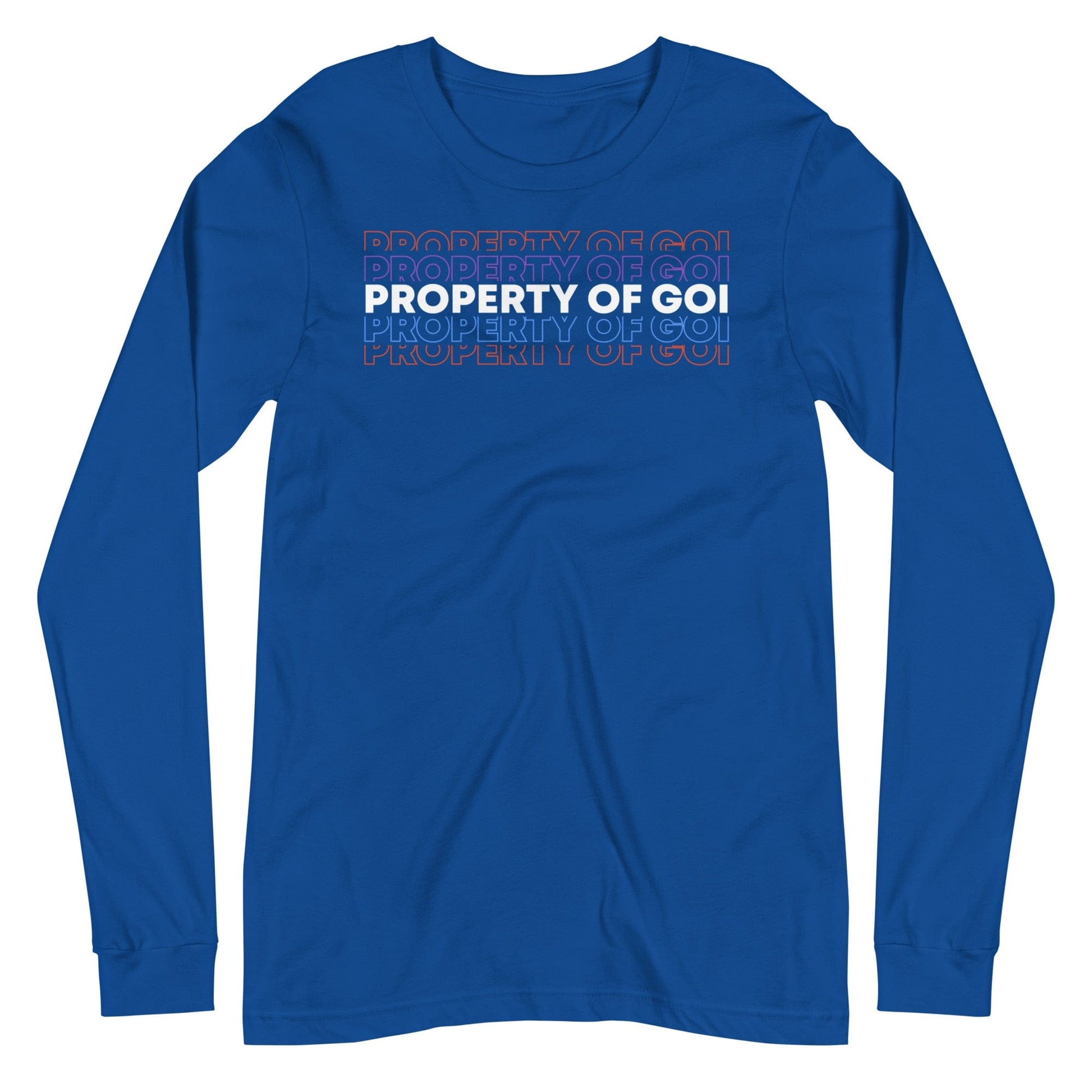 Property of the God of Israel Long Sleeve T-Shirt - Perfect clothing for Israelites, Black Hebrew Israelites, 12 Tribes of Israel, Black Jews and all people of faith.