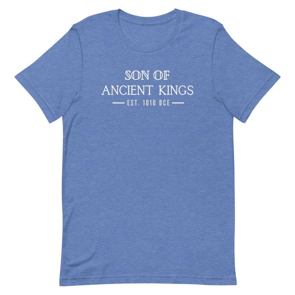 Son of Ancient Kings T-Shirt - Smiletivations brand is perfect clothing for Israelites, Black Hebrew Israelites, 12 Tribes of Israel, Black Jews and all people of faith.