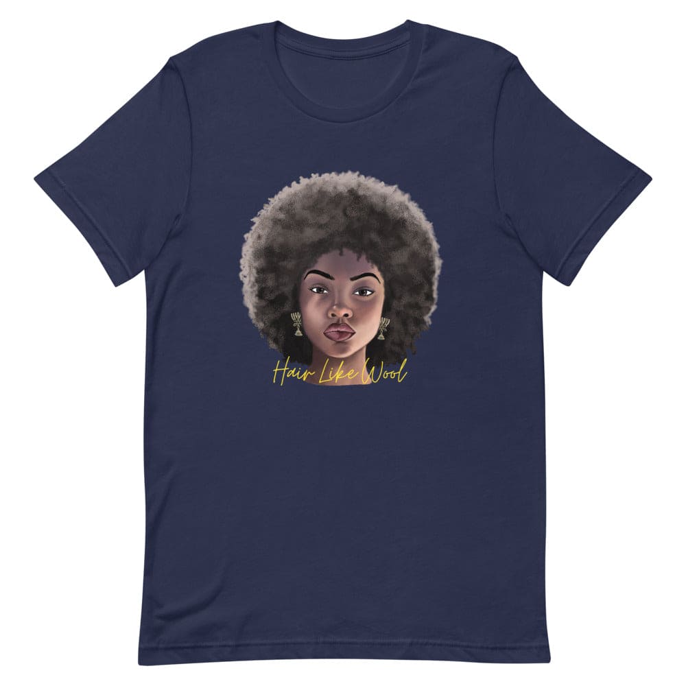 Hair Like Wool T-Shirt  - Smiletivations brand is perfect clothing for Israelites, Black Hebrew Israelites, 12 Tribes of Israel, Black Jews and all people of faith.