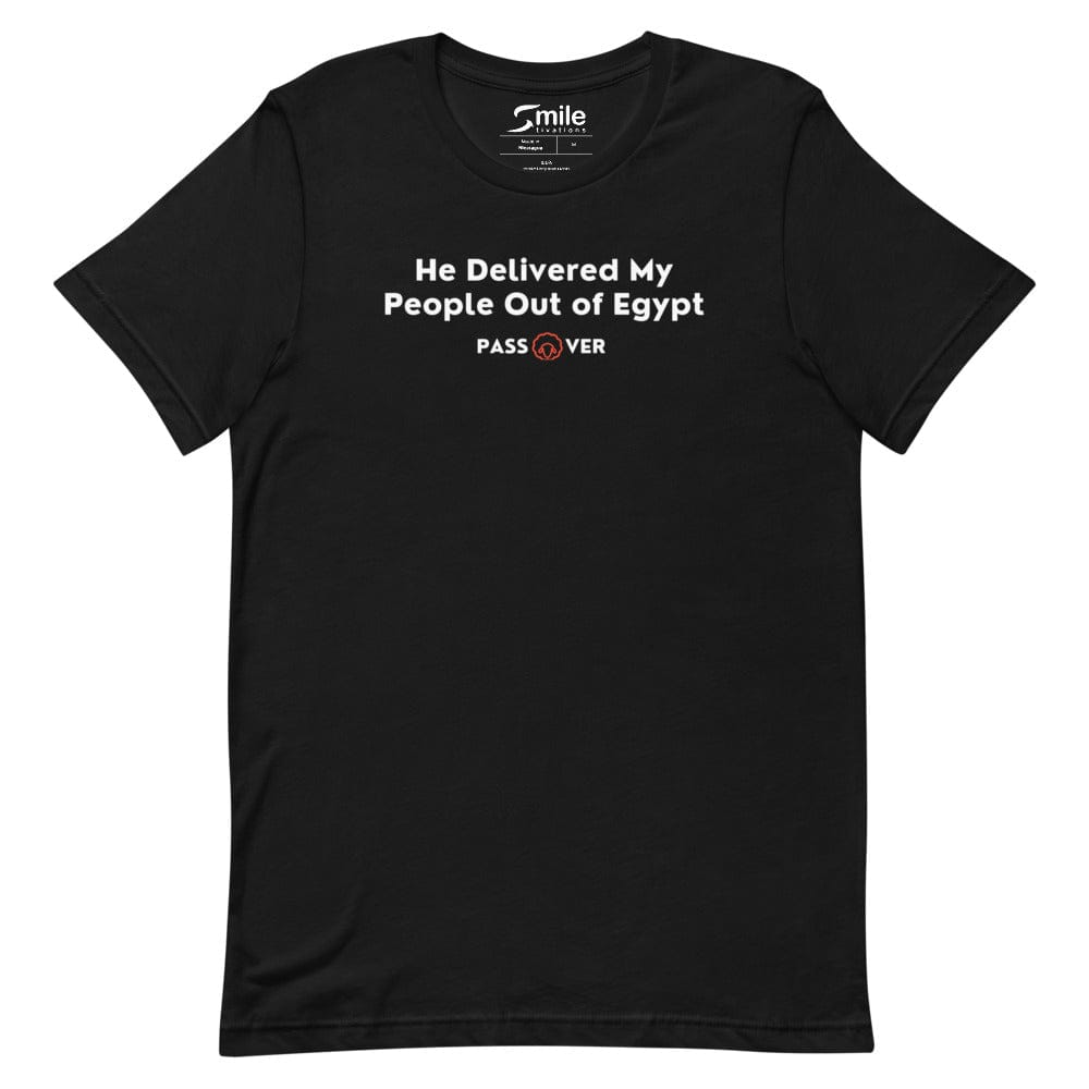 Passover T-Shirt - Smiletivations brand is perfect clothing for Israelites, Black Hebrew Israelites, 12 Tribes of Israel, Black Jews and all people of faith.