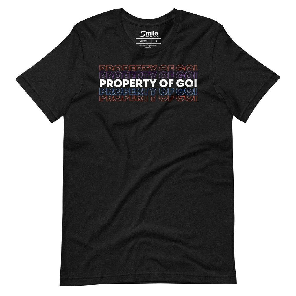 Property of the God of Israel - Smiletivations brand is perfect clothing for Israelites, Black Hebrew Israelites, 12 Tribes of Israel, Black Jews and all people of faith.