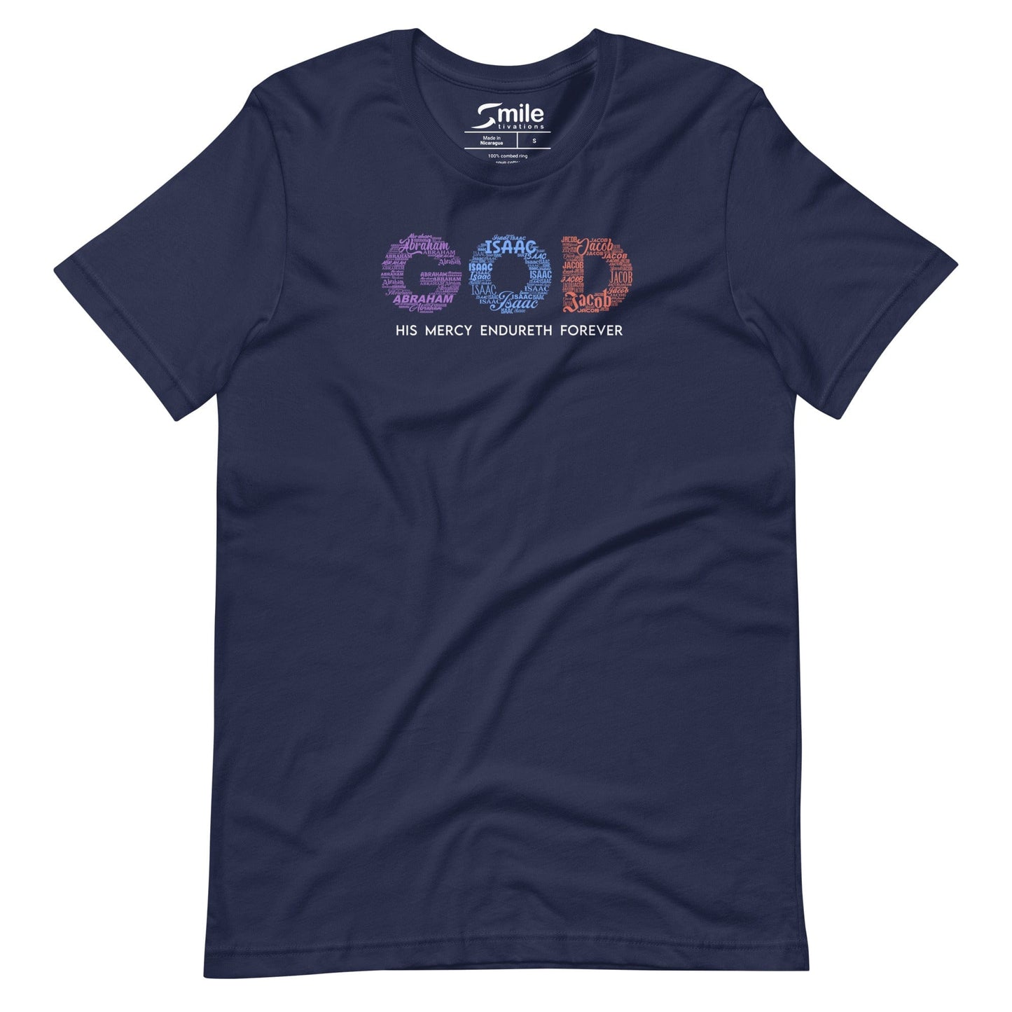 His Mercy Endureth Forever T-Shirt - Smiletivations brand is perfect clothing for Israelites, Black Hebrew Israelites, 12 Tribes of Israel, Black Jews and all people of faith.